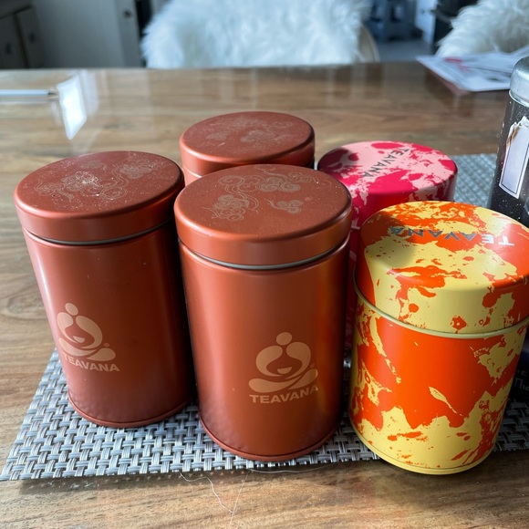 COPY - Lot of 7 empty tea containers. Star Wars Mandalorian and Teavana - Picture 2 of 2